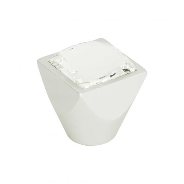 Atlas Homewares Crystal Large Square Knob