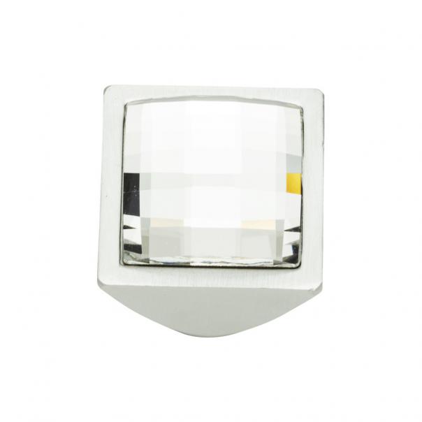 Atlas Homewares Crystal Large Square Knob