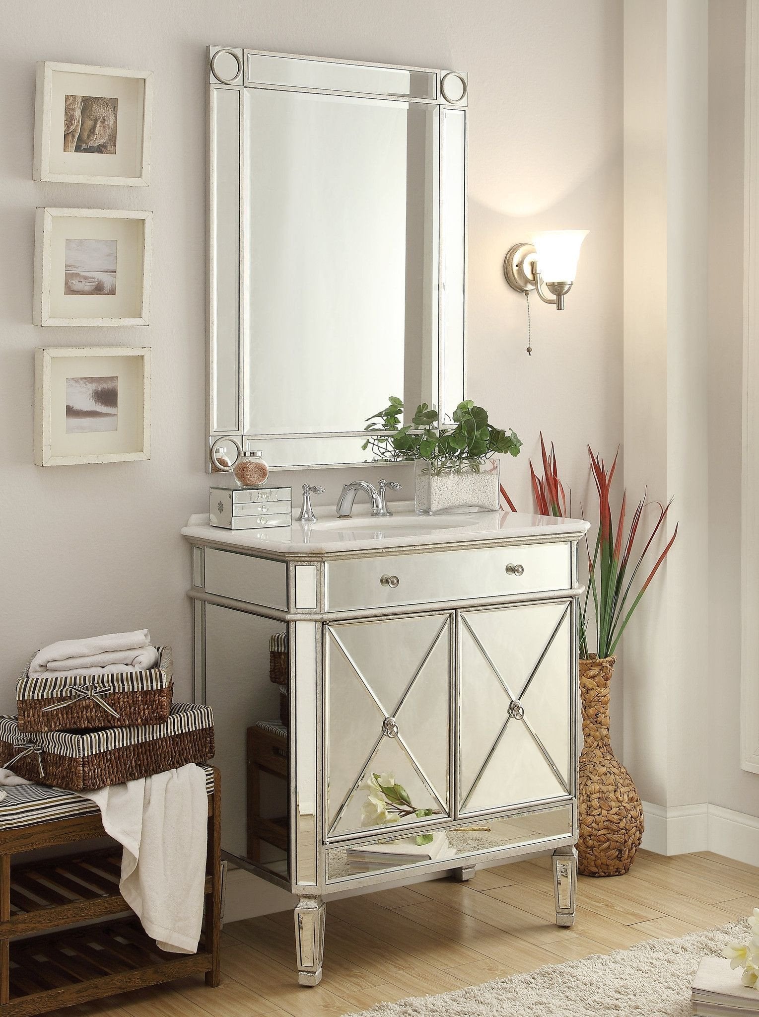 Chans Furniture BC-505SL-RA 32" Austell Bathroom Sink Vanity