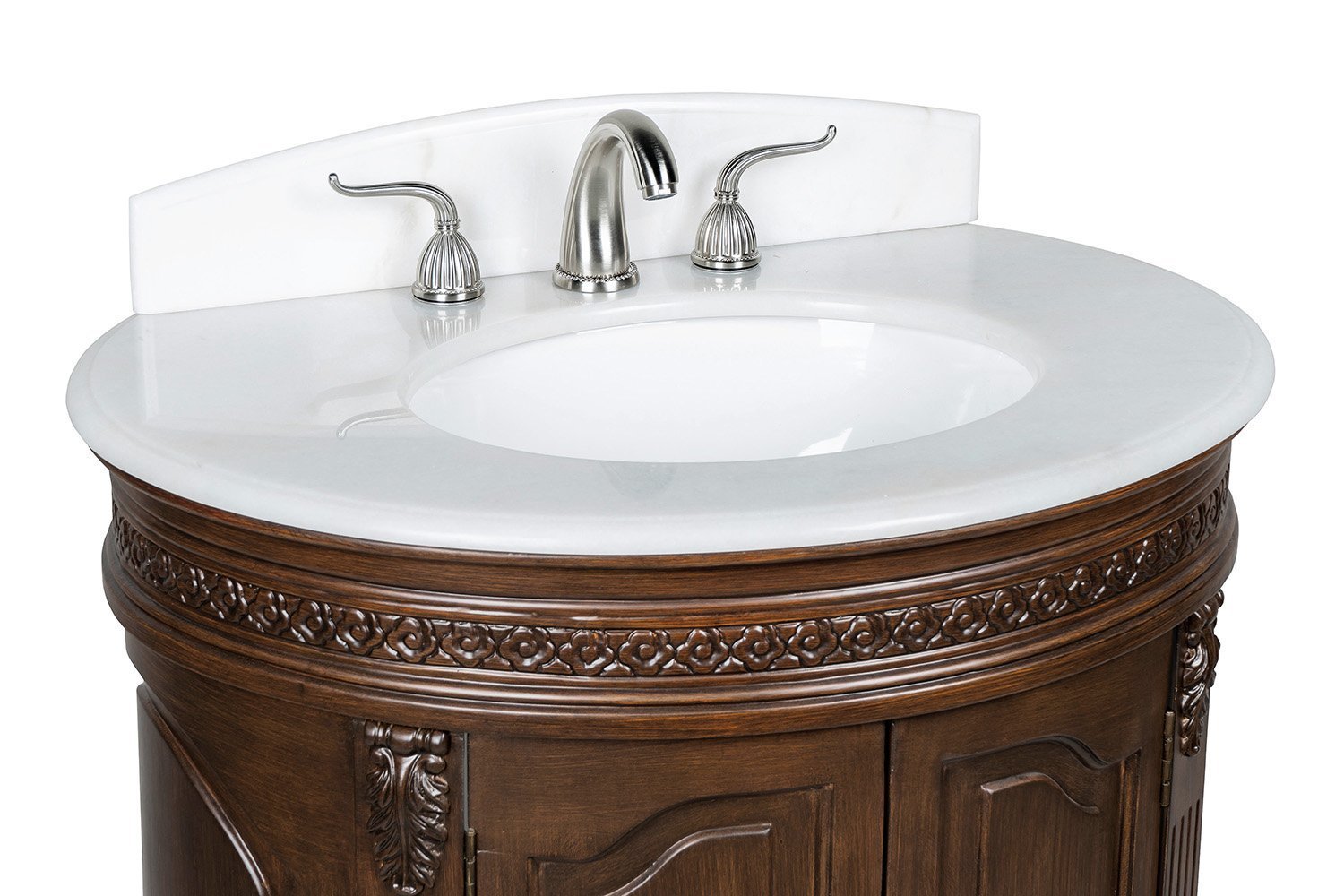 Chans Furniture CF-2869W-TK 32" Benton Collection Versailles Small Colonial Bathroom Sink Vanity