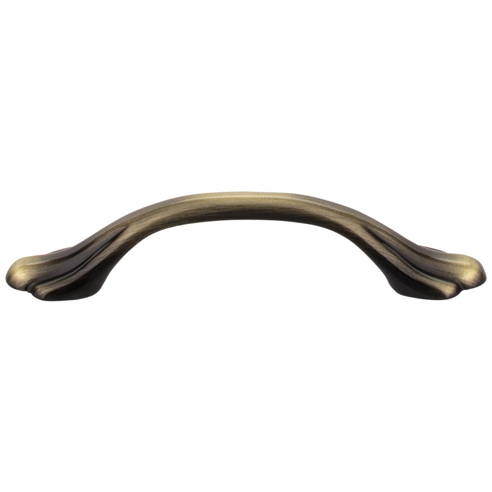 Hardware Resources 3" Brushed Antique Brass Kingsport Cabinet Pull