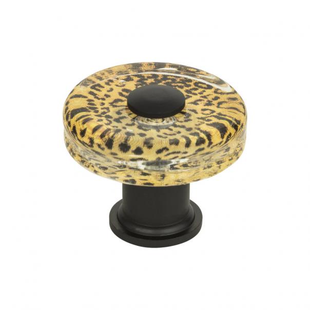 Atlas Homewares Cheetah Glass Round Knob