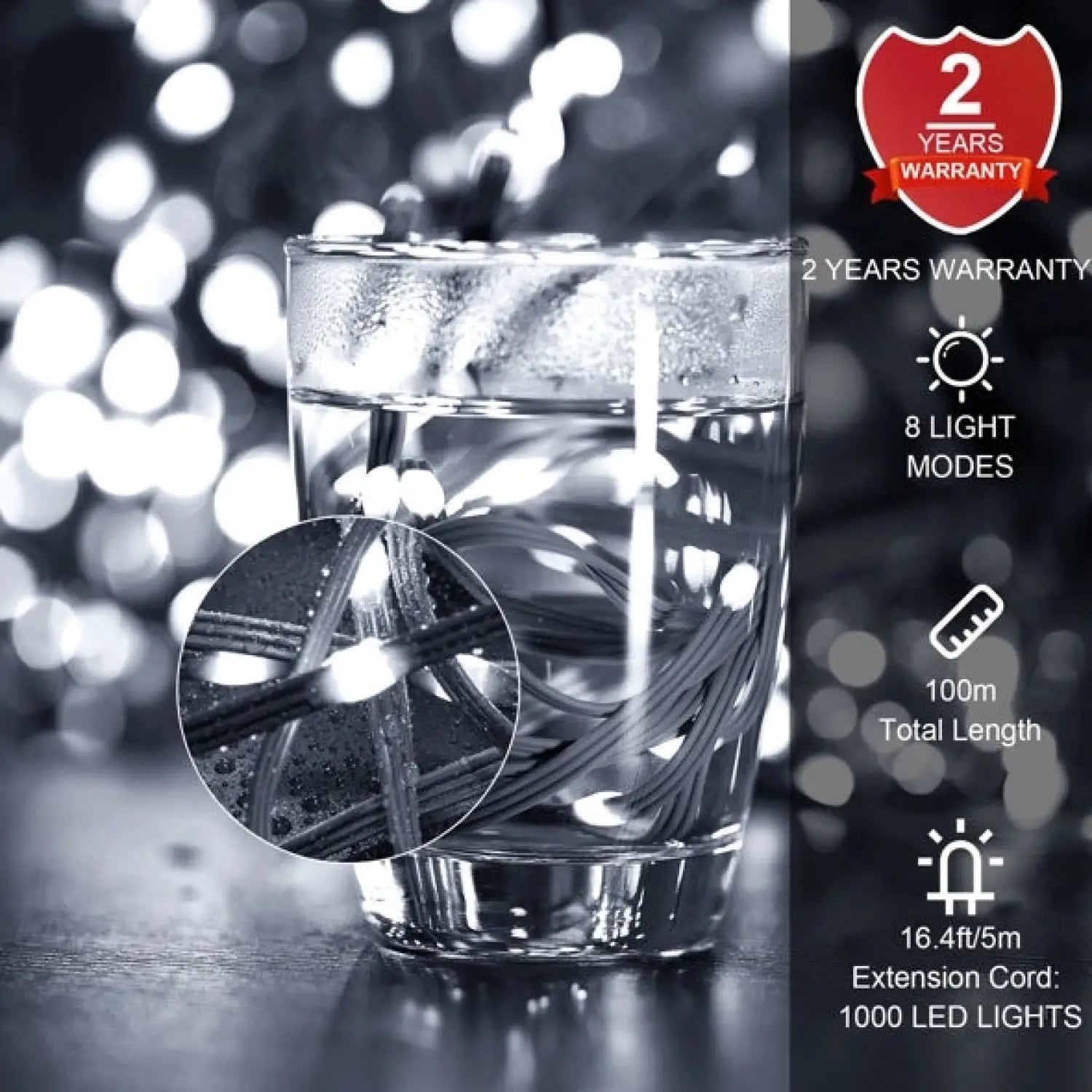 328ft LED Decorative Rope Lights for Festive Indoor and Outdoor Decor