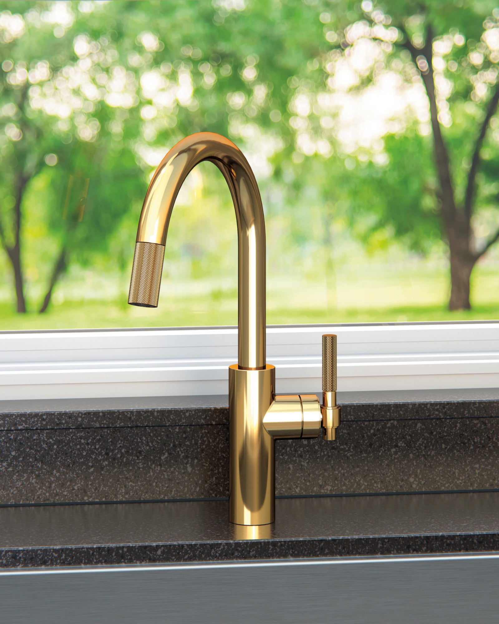 Newport Brass Muncy Pull-Down Kitchen Faucet