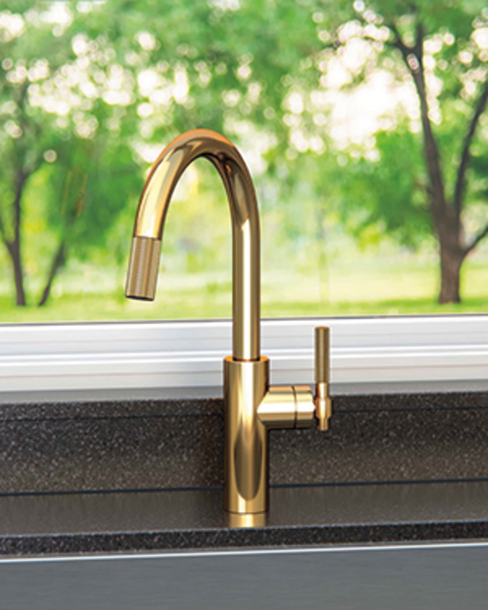 Newport Brass Muncy Pull-Down Kitchen Faucet