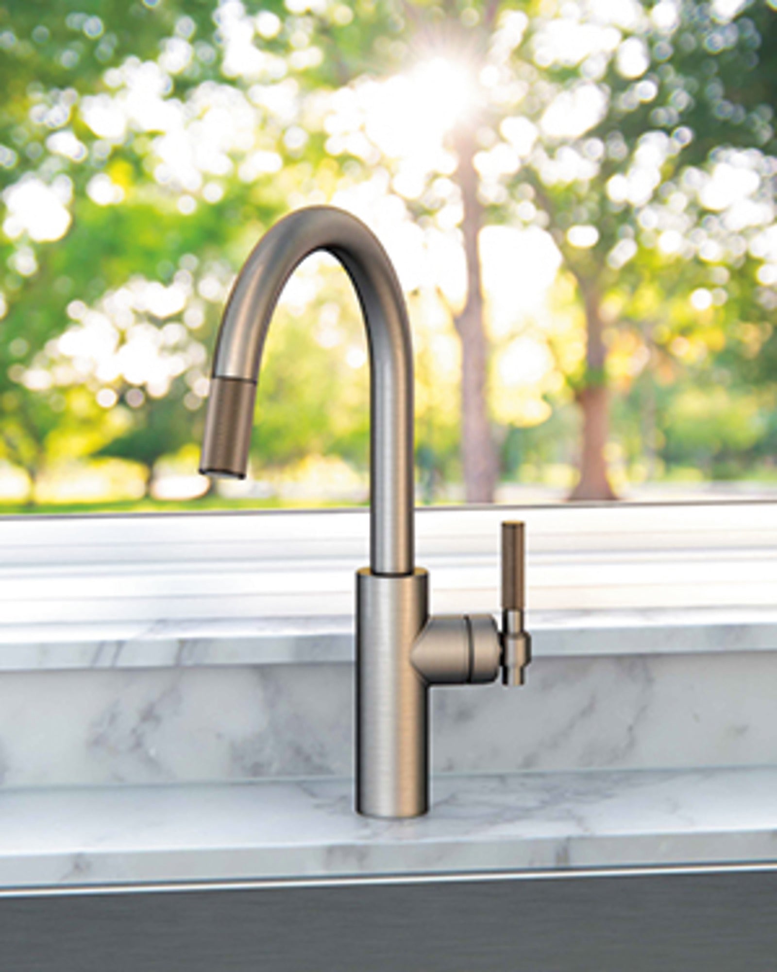 Newport Brass Muncy Pull-Down Kitchen Faucet