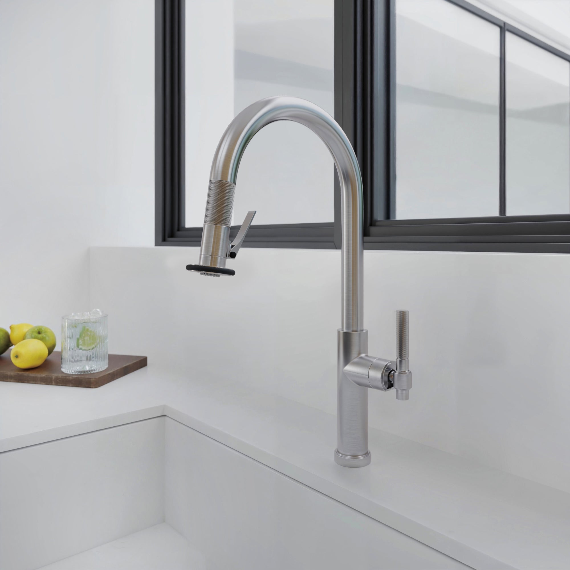 Newport Brass Muncy Pull-Down Kitchen Faucet - Trigger Spray