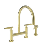 Newport Brass Muncy Kitchen Bridge Faucet with Side Spray