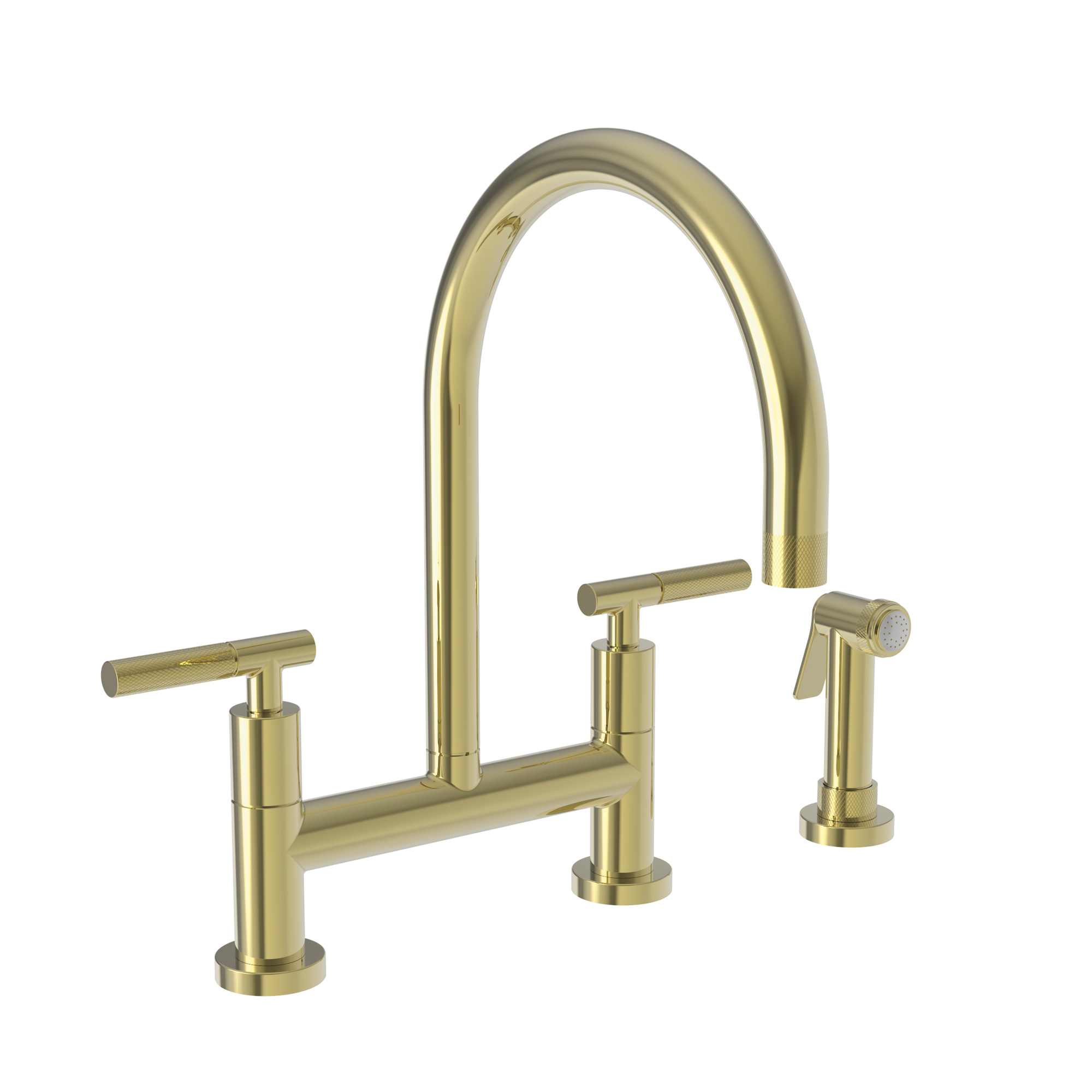 Newport Brass Muncy Kitchen Bridge Faucet with Side Spray