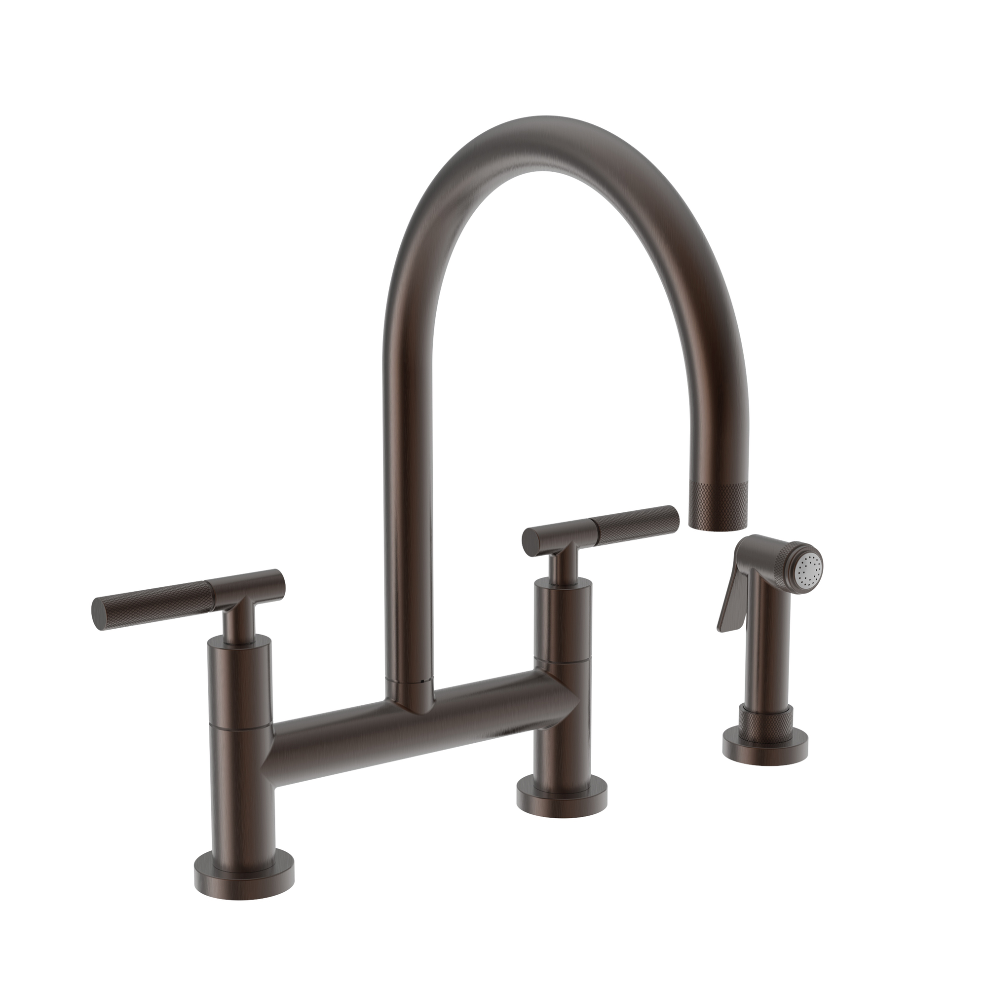 Newport Brass Muncy Kitchen Bridge Faucet with Side Spray