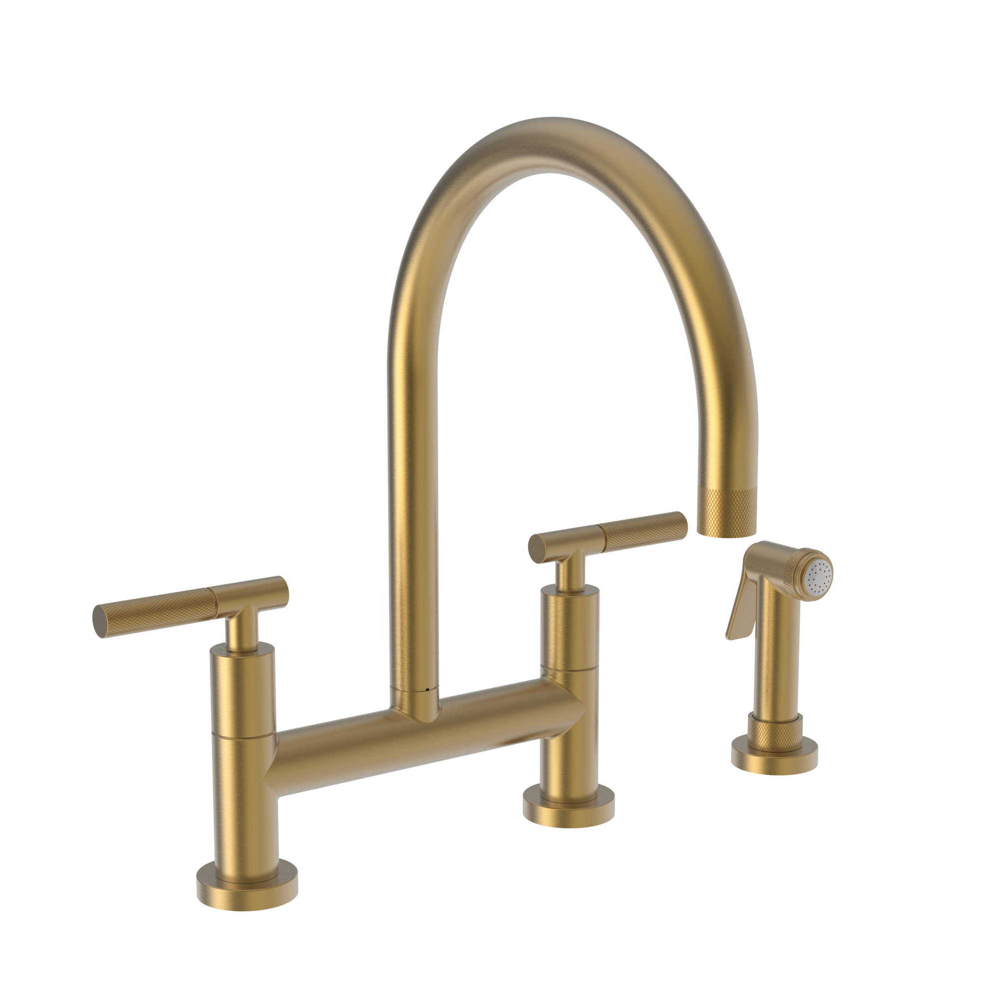 Newport Brass Muncy Kitchen Bridge Faucet with Side Spray