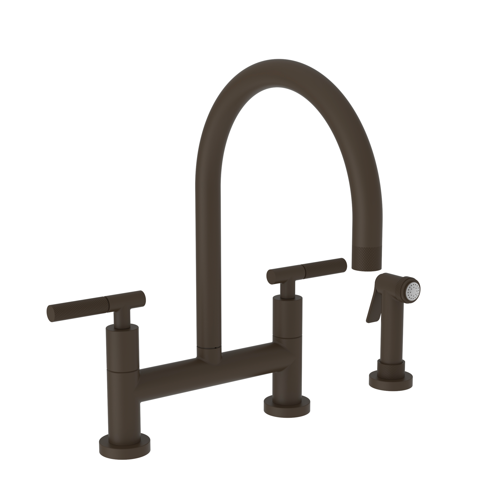 Newport Brass Muncy Kitchen Bridge Faucet with Side Spray