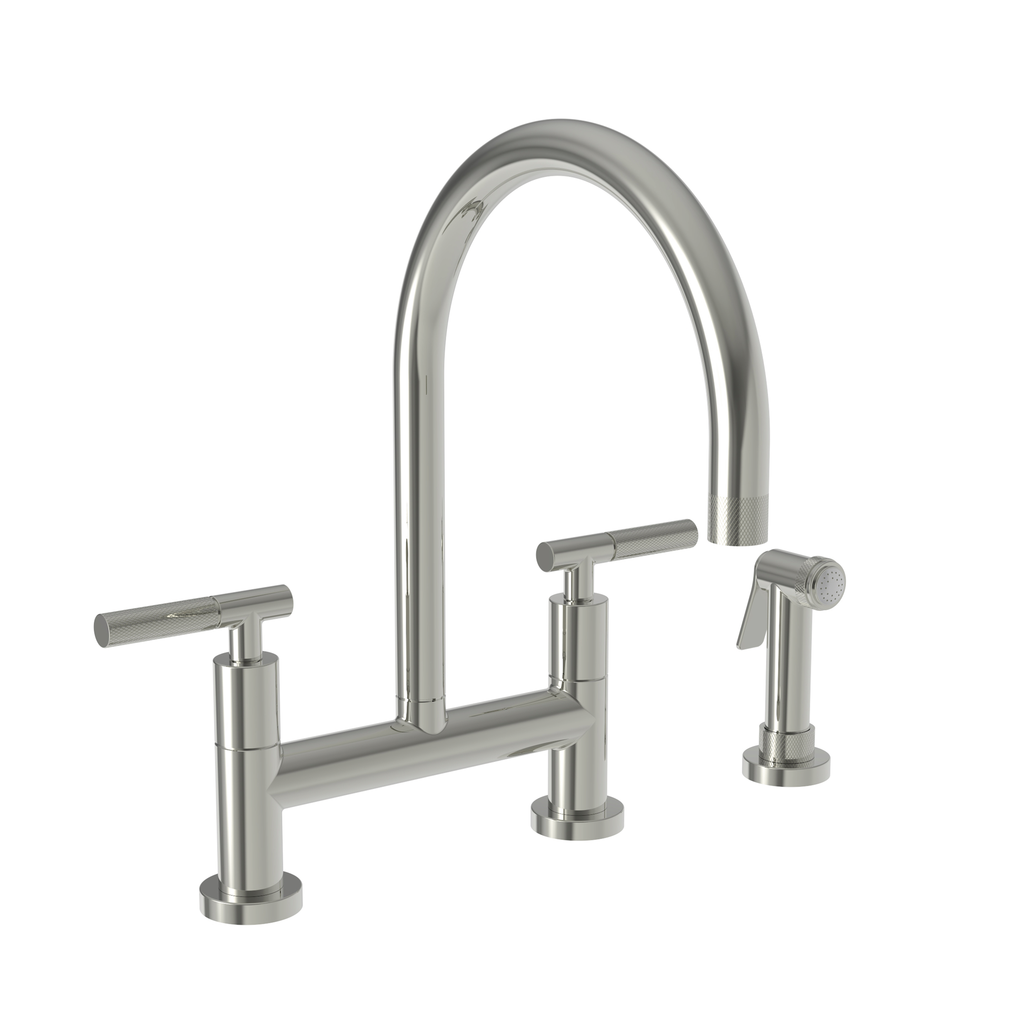 Newport Brass Muncy Kitchen Bridge Faucet with Side Spray