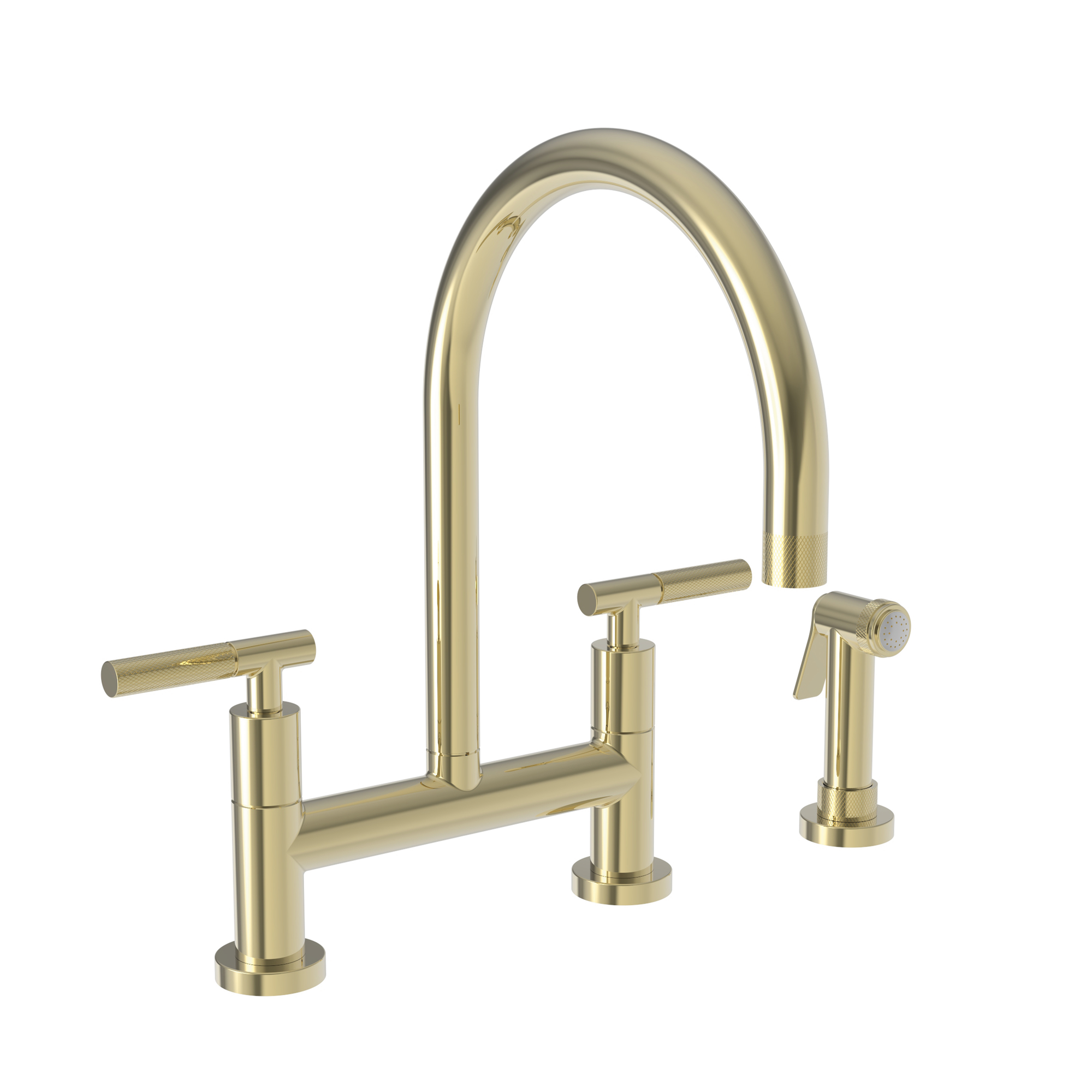 Newport Brass Muncy Kitchen Bridge Faucet with Side Spray