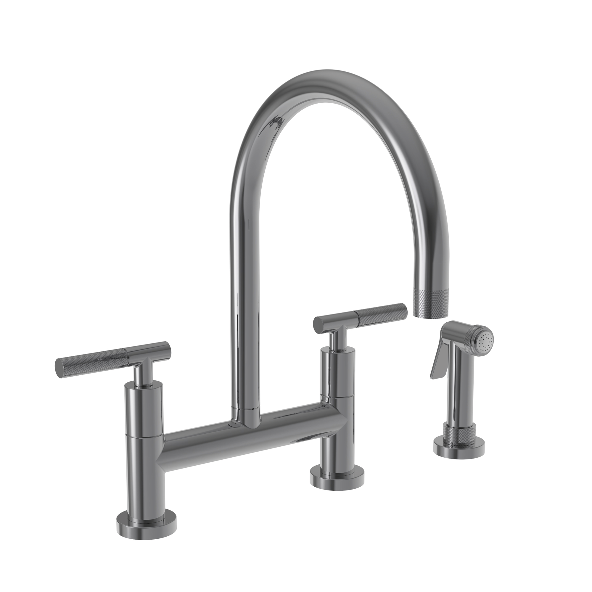 Newport Brass Muncy Kitchen Bridge Faucet with Side Spray