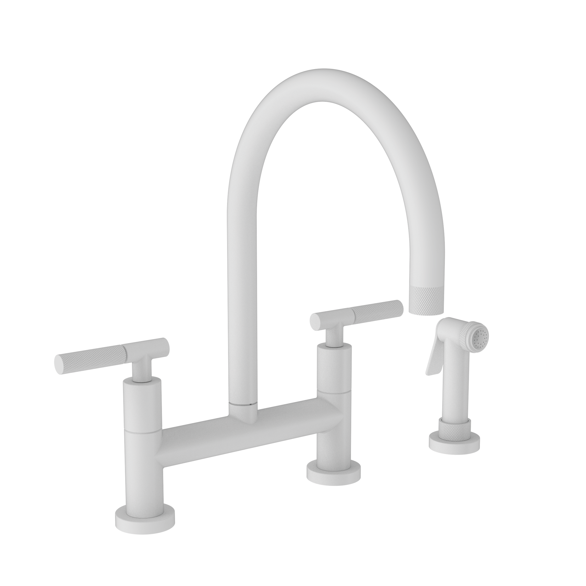 Newport Brass Muncy Kitchen Bridge Faucet with Side Spray