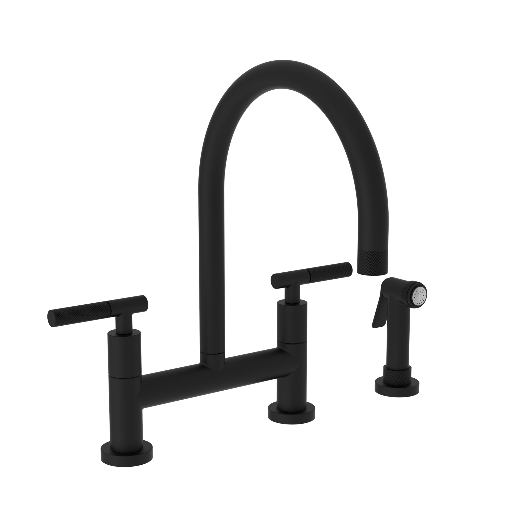 Newport Brass Muncy Kitchen Bridge Faucet with Side Spray