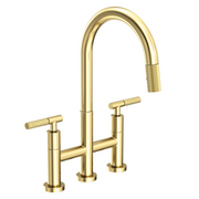 Newport Brass Muncy Kitchen Bridge Pull-Down Faucet