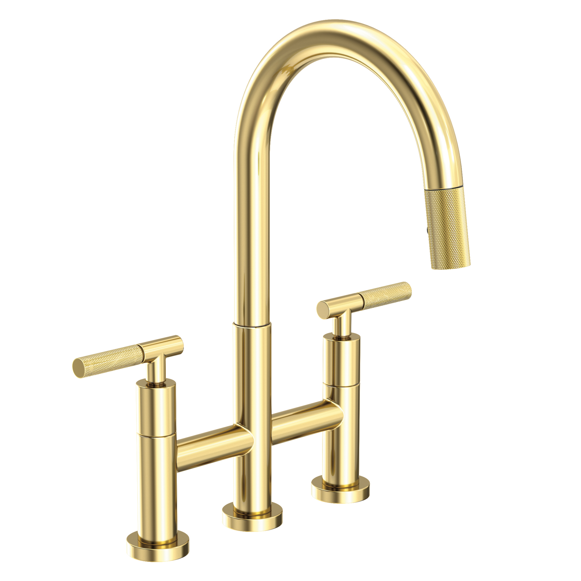 Newport Brass Muncy Kitchen Bridge Pull-Down Faucet