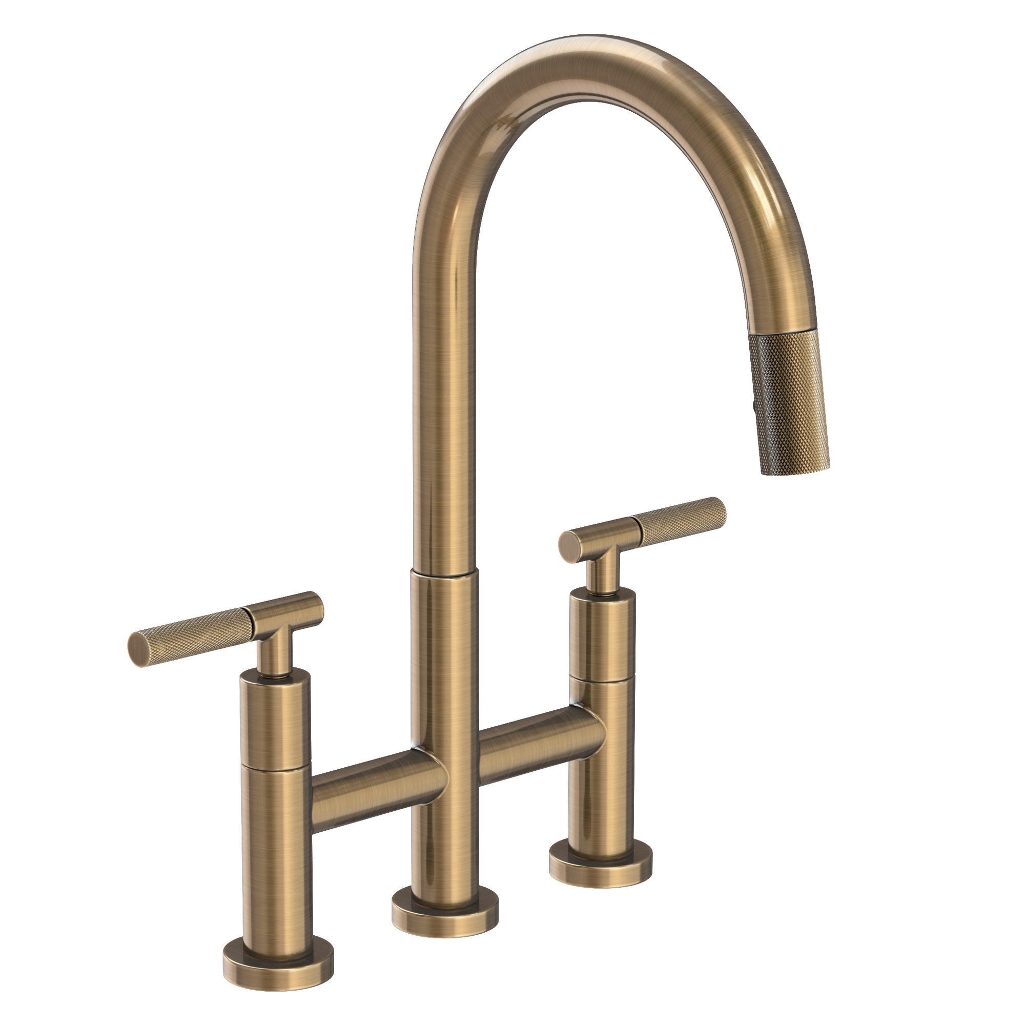 Newport Brass Muncy Kitchen Bridge Pull-Down Faucet