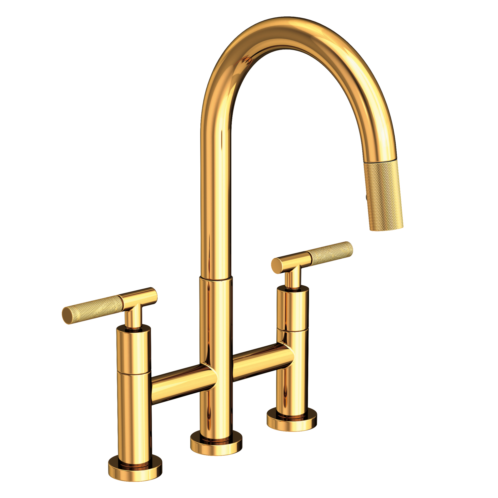 Newport Brass Muncy Kitchen Bridge Pull-Down Faucet