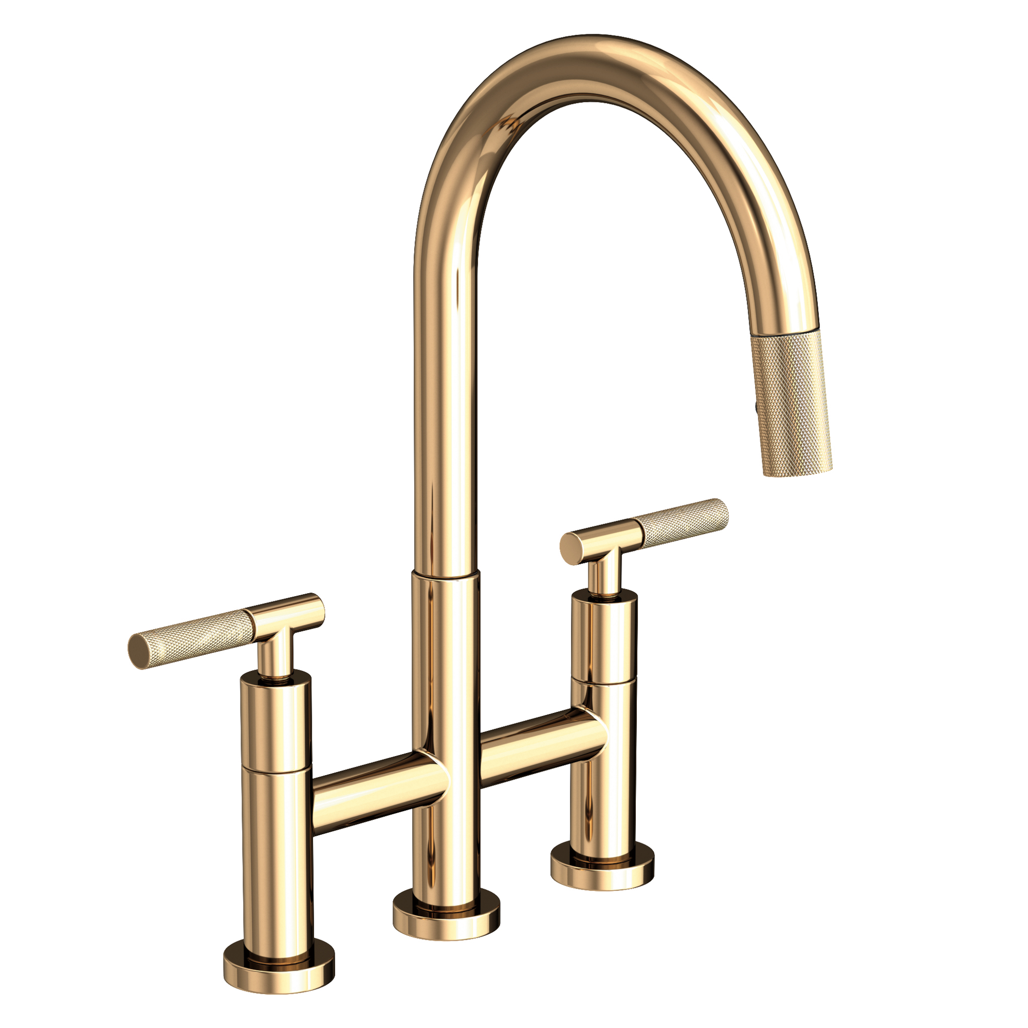 Newport Brass Muncy Kitchen Bridge Pull-Down Faucet