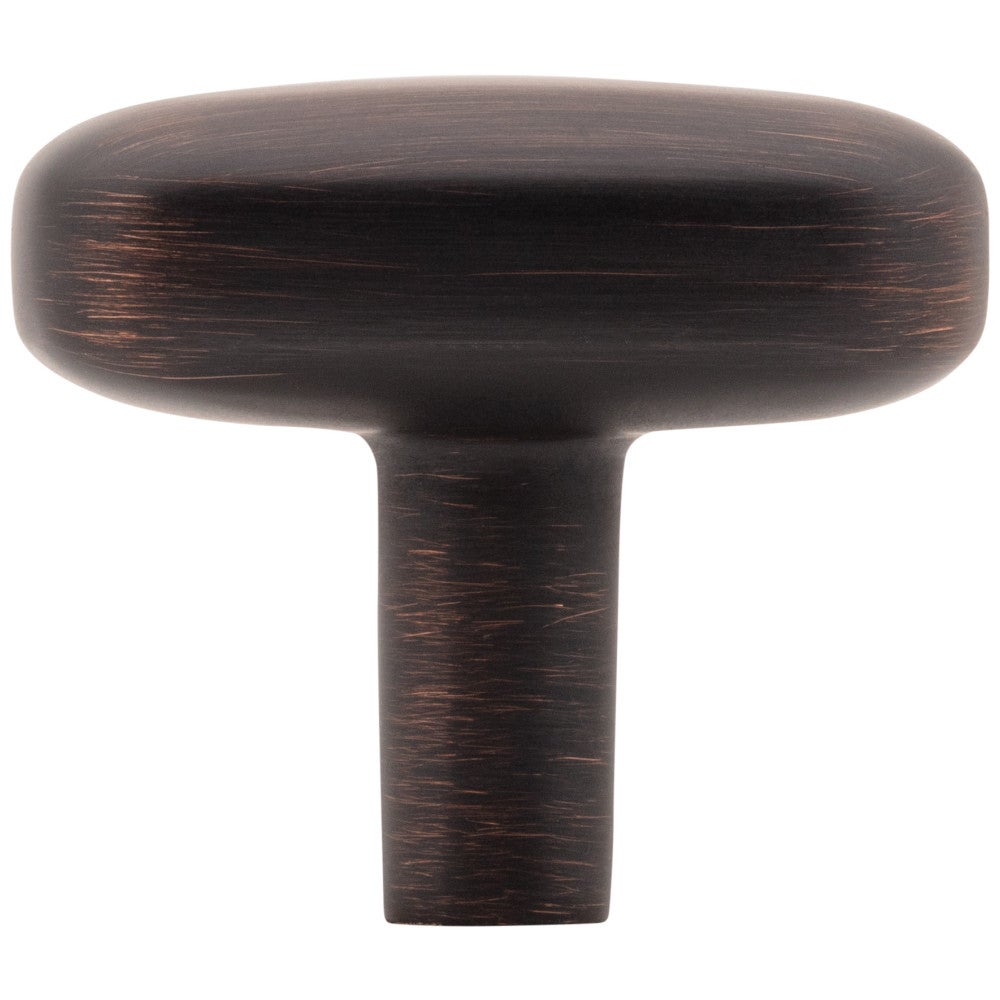 Hardware Resources 1-1/2" Rounded Rectangle Overall Length Satin Nickel Loxley Cabinet Knob