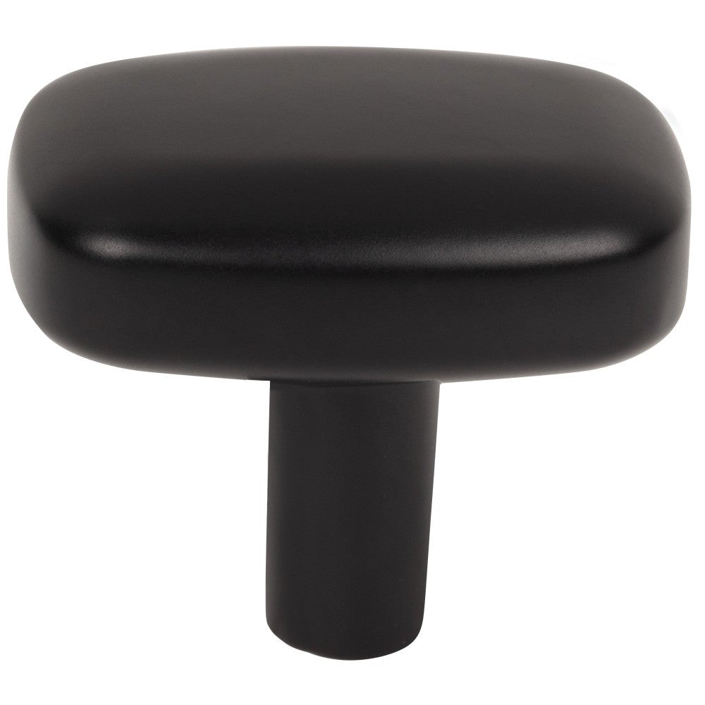 Hardware Resources 1-1/2" Rounded Rectangle Overall Length Satin Nickel Loxley Cabinet Knob