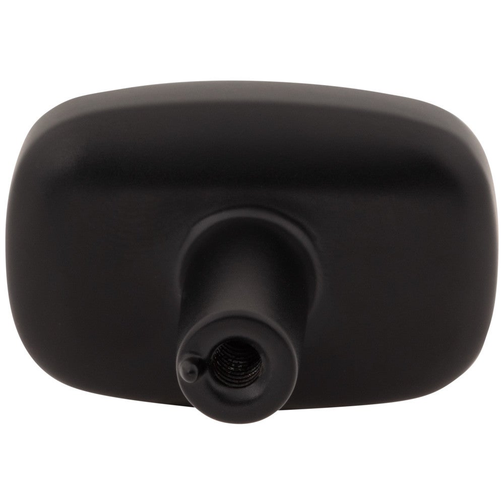 Hardware Resources 1-1/2" Rounded Rectangle Overall Length Satin Nickel Loxley Cabinet Knob
