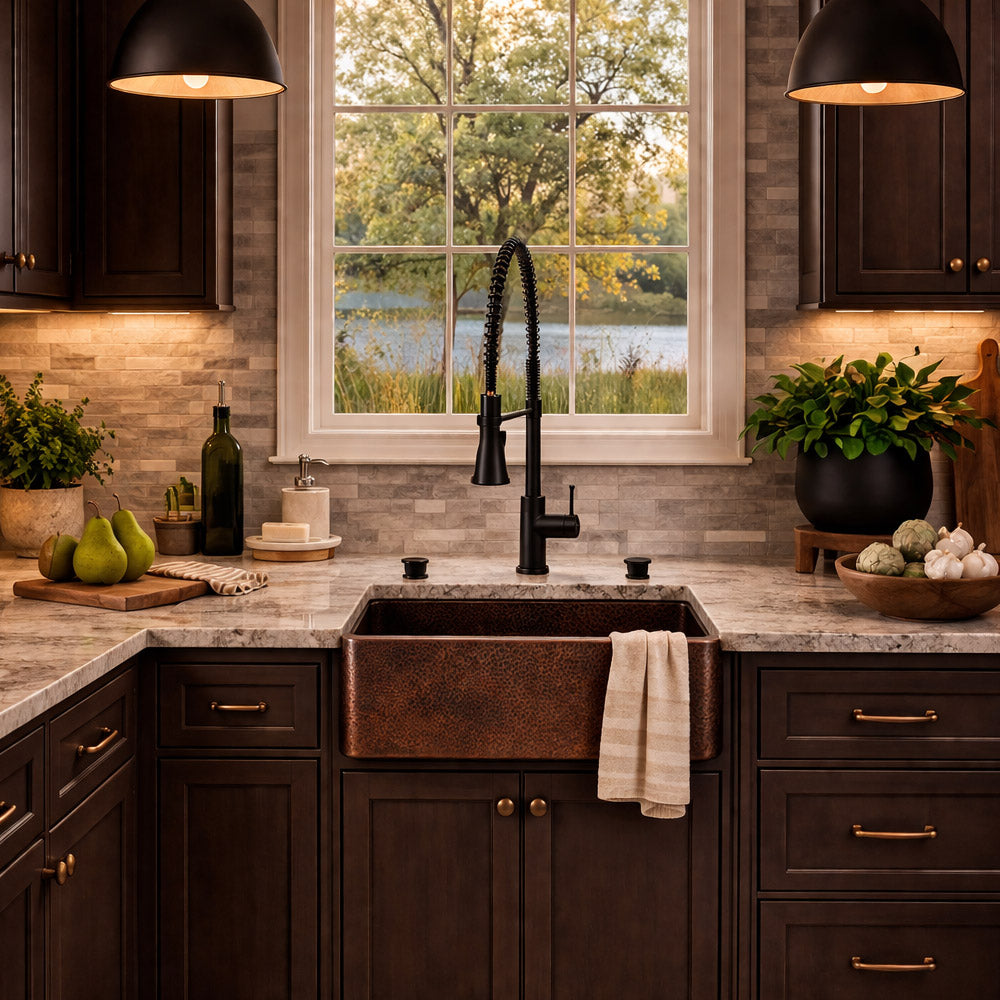 Copper Kitchen Sinks