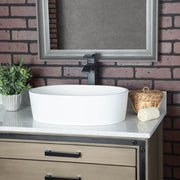 MAIDSTONE Marseille MineralCast Vessel Sink - Matte White