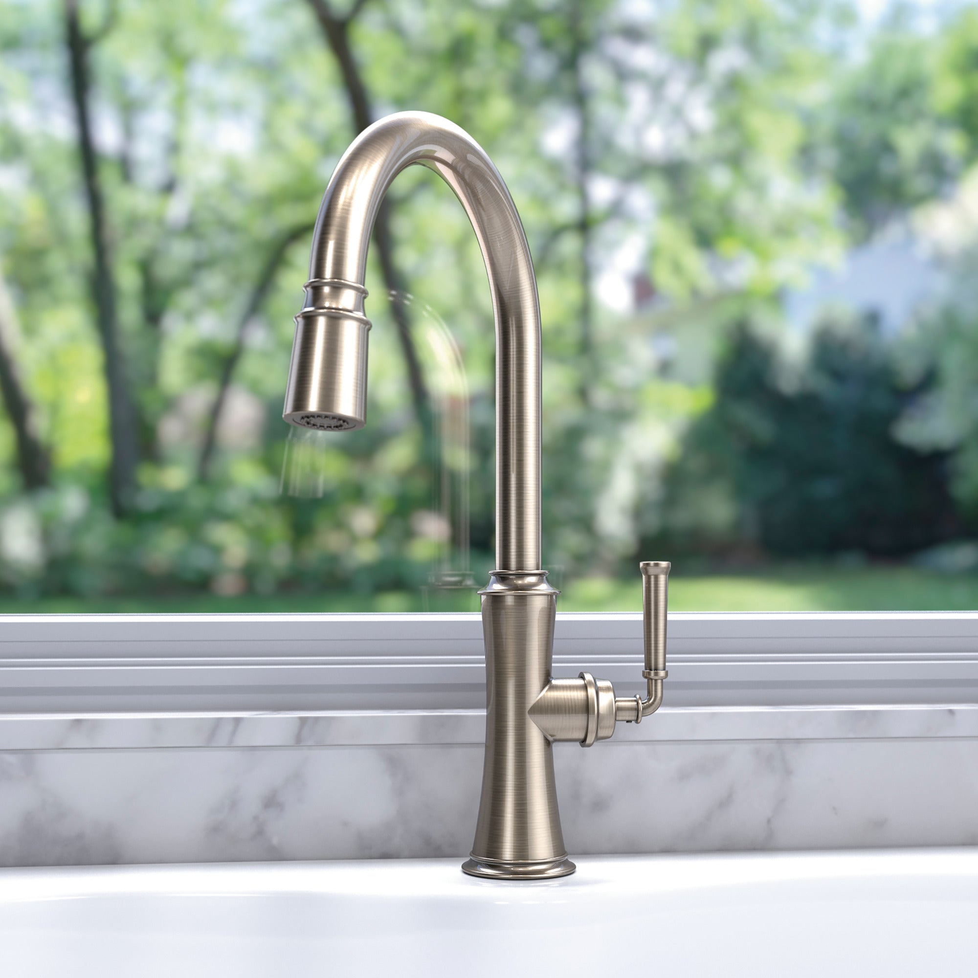 Newport Brass Stripling® Pull-Down Kitchen Faucet