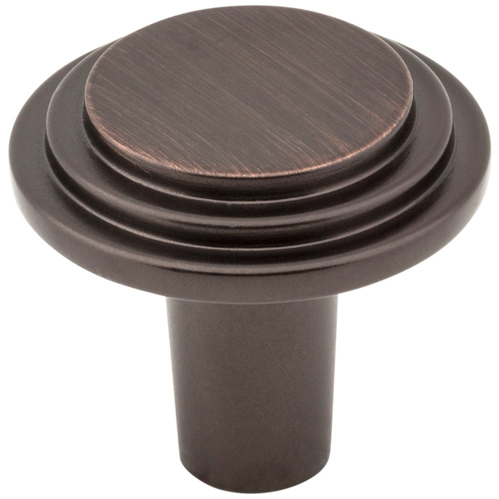 Hardware Resources 1-1/8" Diameter Satin Nickel Round Calloway Cabinet Knob