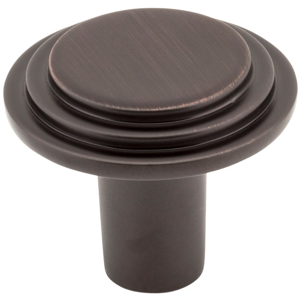 Hardware Resources 1-1/8" Diameter Satin Nickel Round Calloway Cabinet Knob
