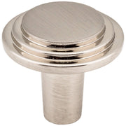 Hardware Resources 1-1/8" Diameter Satin Nickel Round Calloway Cabinet Knob