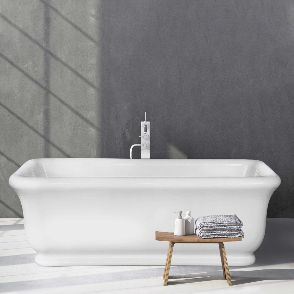 MAIDSTONE | DXV Juliet Resin Double Ended Matte Bathtub
