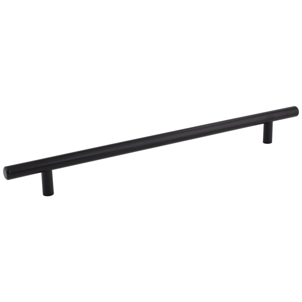 Hardware Resources 96 mm Center-to-Center Hollow Matte Black Stainless Steel Naples Cabinet Bar Pull