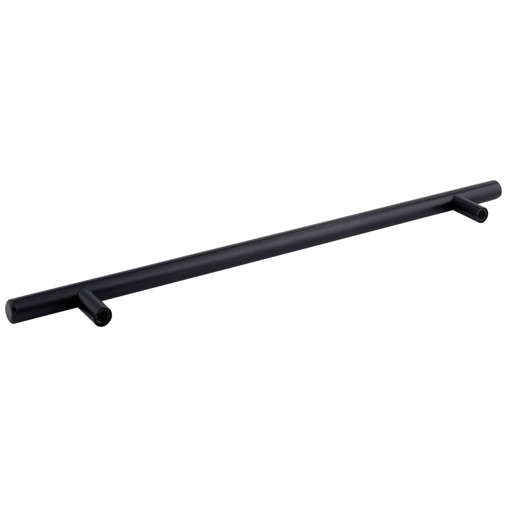 Hardware Resources 96 mm Center-to-Center Hollow Matte Black Stainless Steel Naples Cabinet Bar Pull
