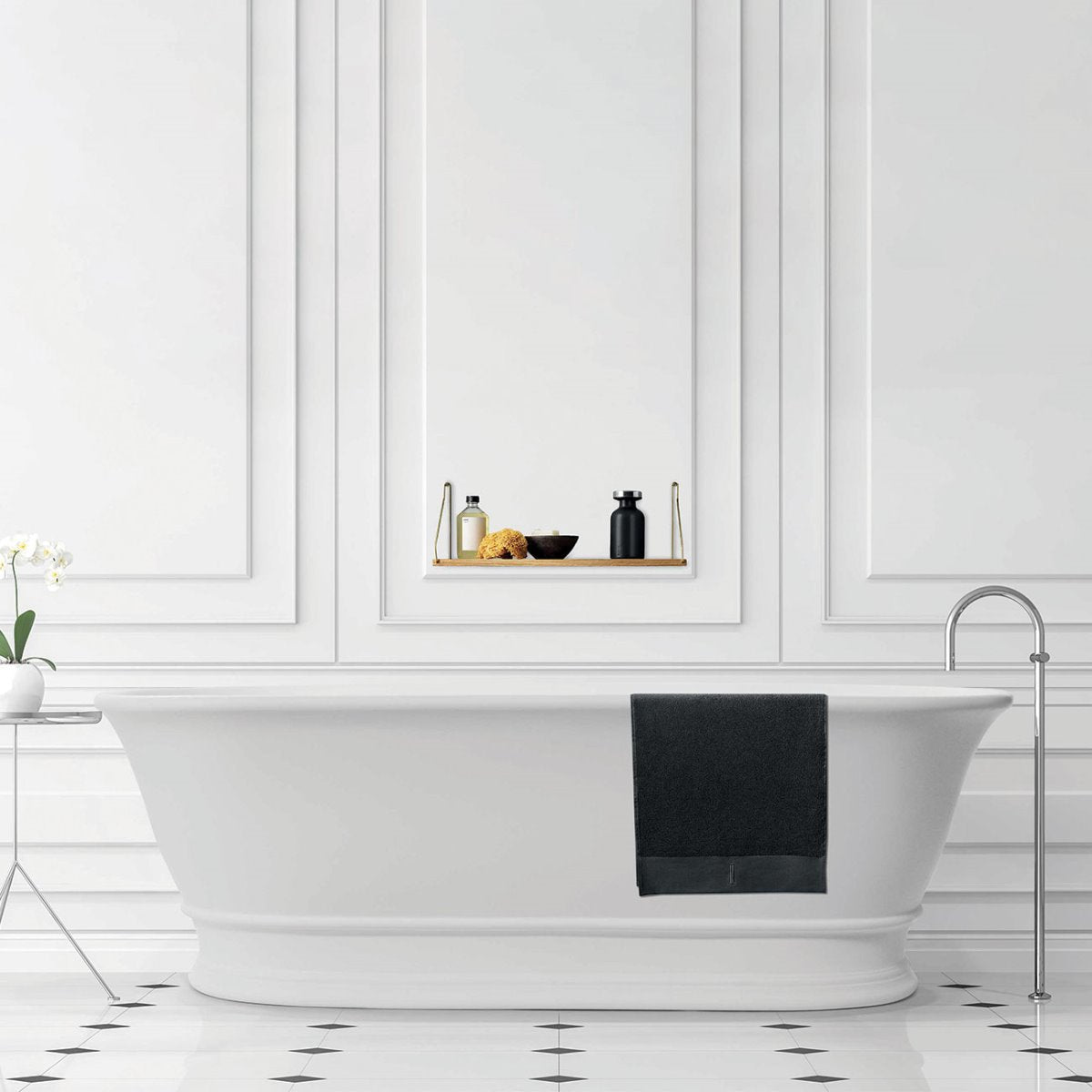 MAIDSTONE | DXV Antibes 68 Inch Resin Double Ended Matte Tub