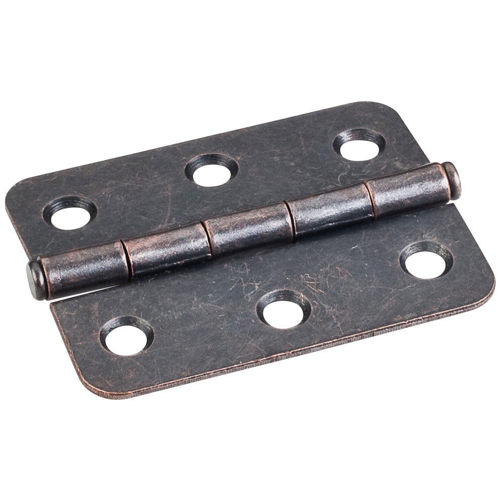 2-1/2" Single Full Swaged Radius Corner Butt Hinge