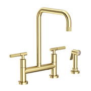 Newport Brass Muncy Kitchen Bridge Faucet with Side Spray