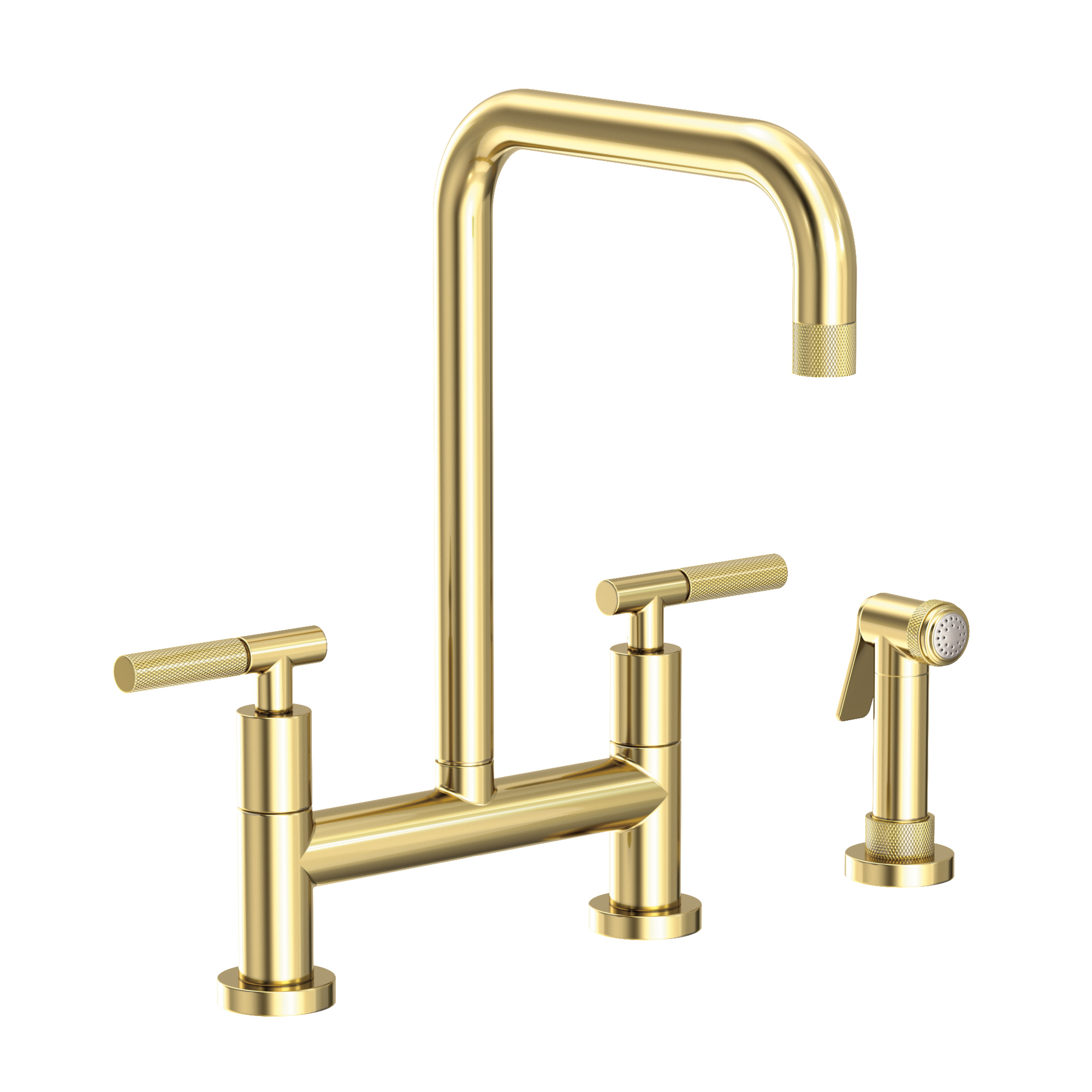 Newport Brass Muncy Kitchen Bridge Faucet with Side Spray