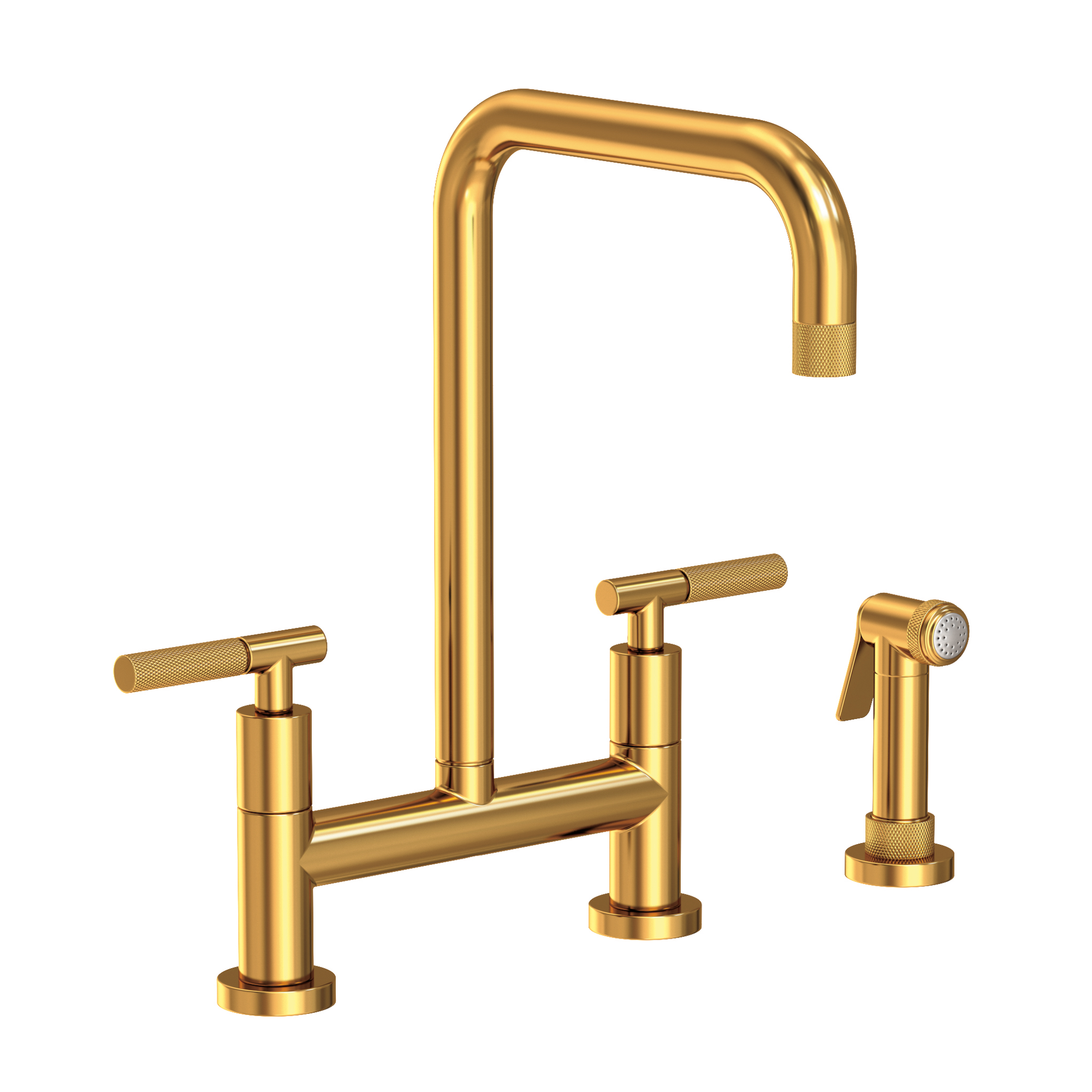 Newport Brass Muncy Kitchen Bridge Faucet with Side Spray
