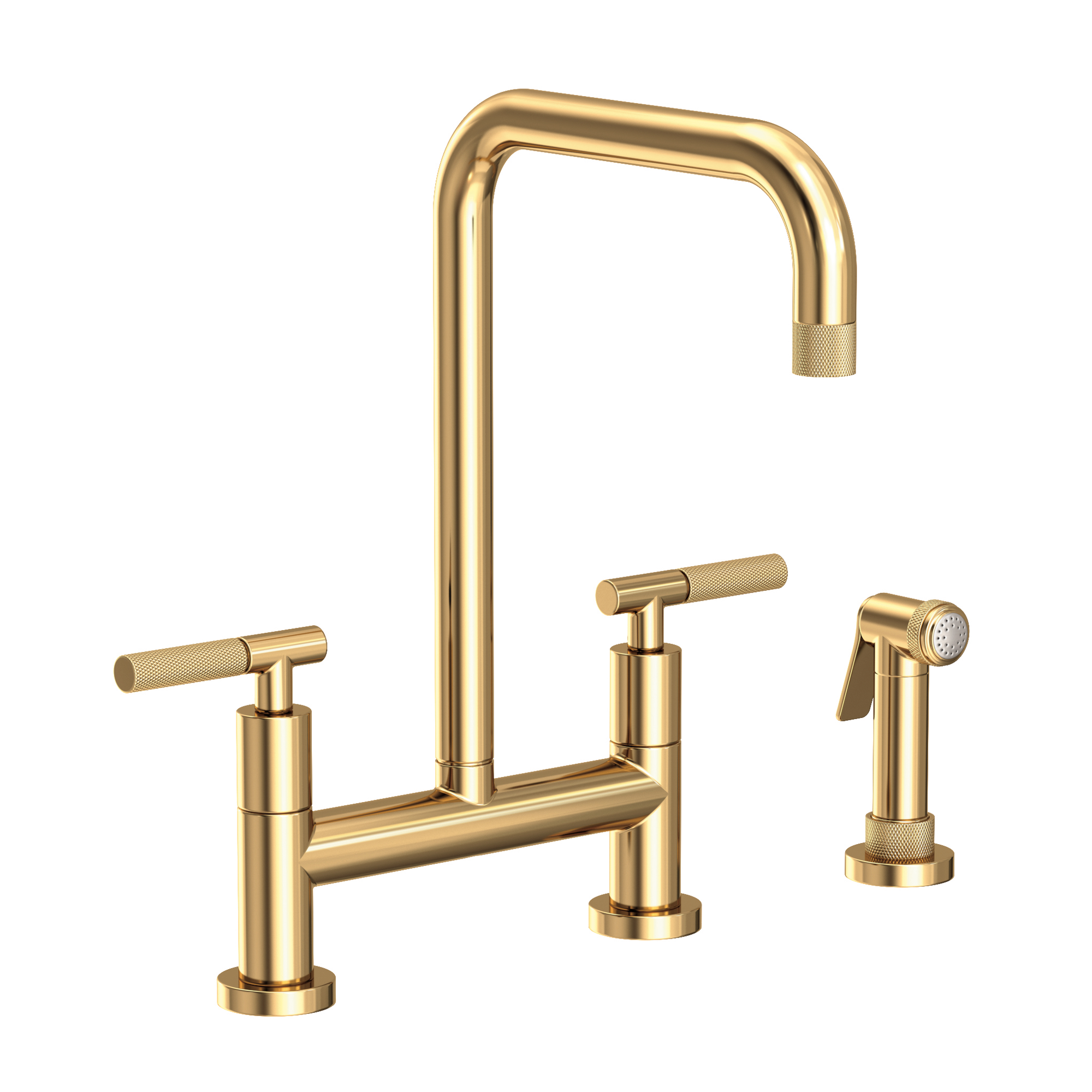 Newport Brass Muncy Kitchen Bridge Faucet with Side Spray