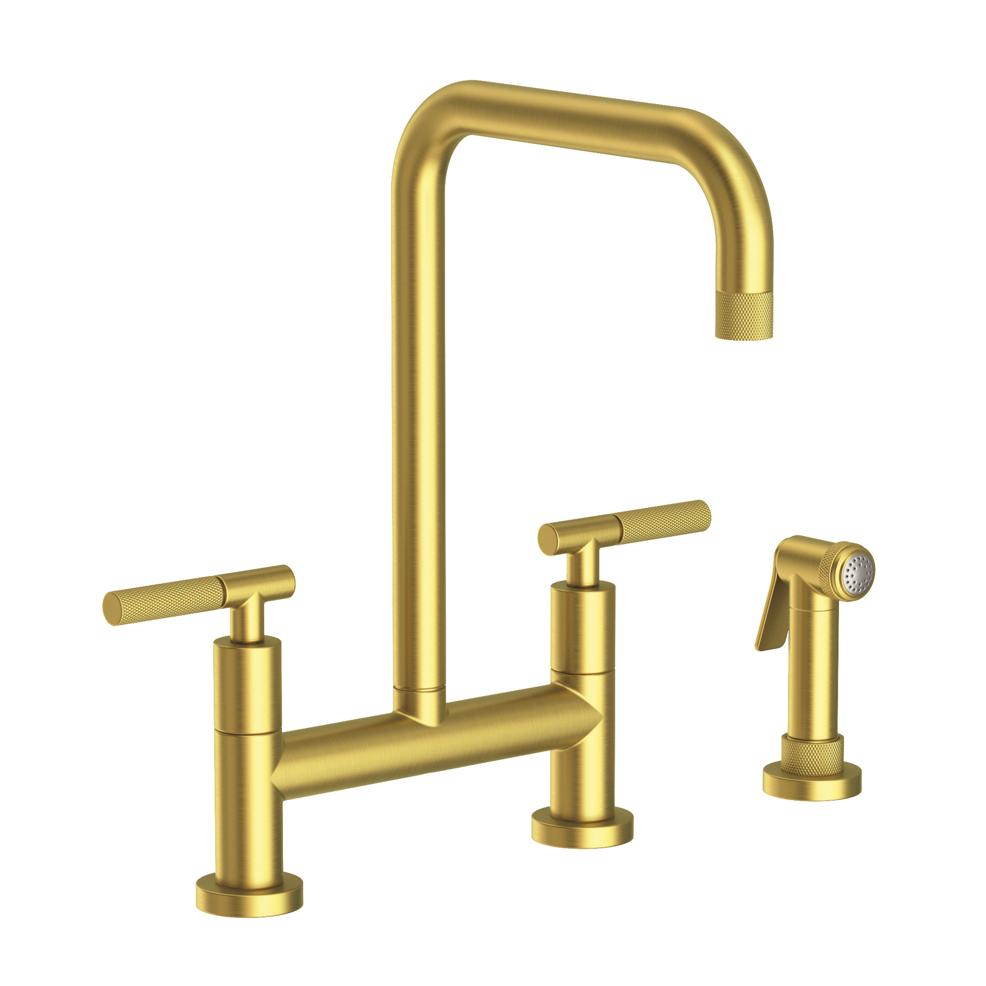 Newport Brass Muncy Kitchen Bridge Faucet with Side Spray