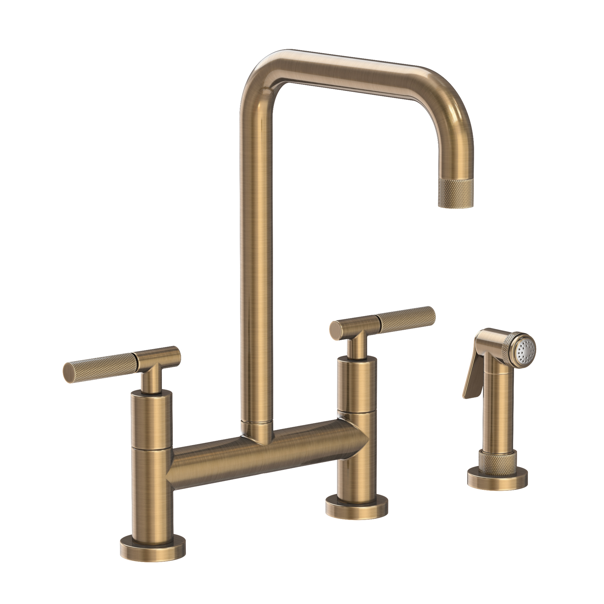Newport Brass Muncy Kitchen Bridge Faucet with Side Spray