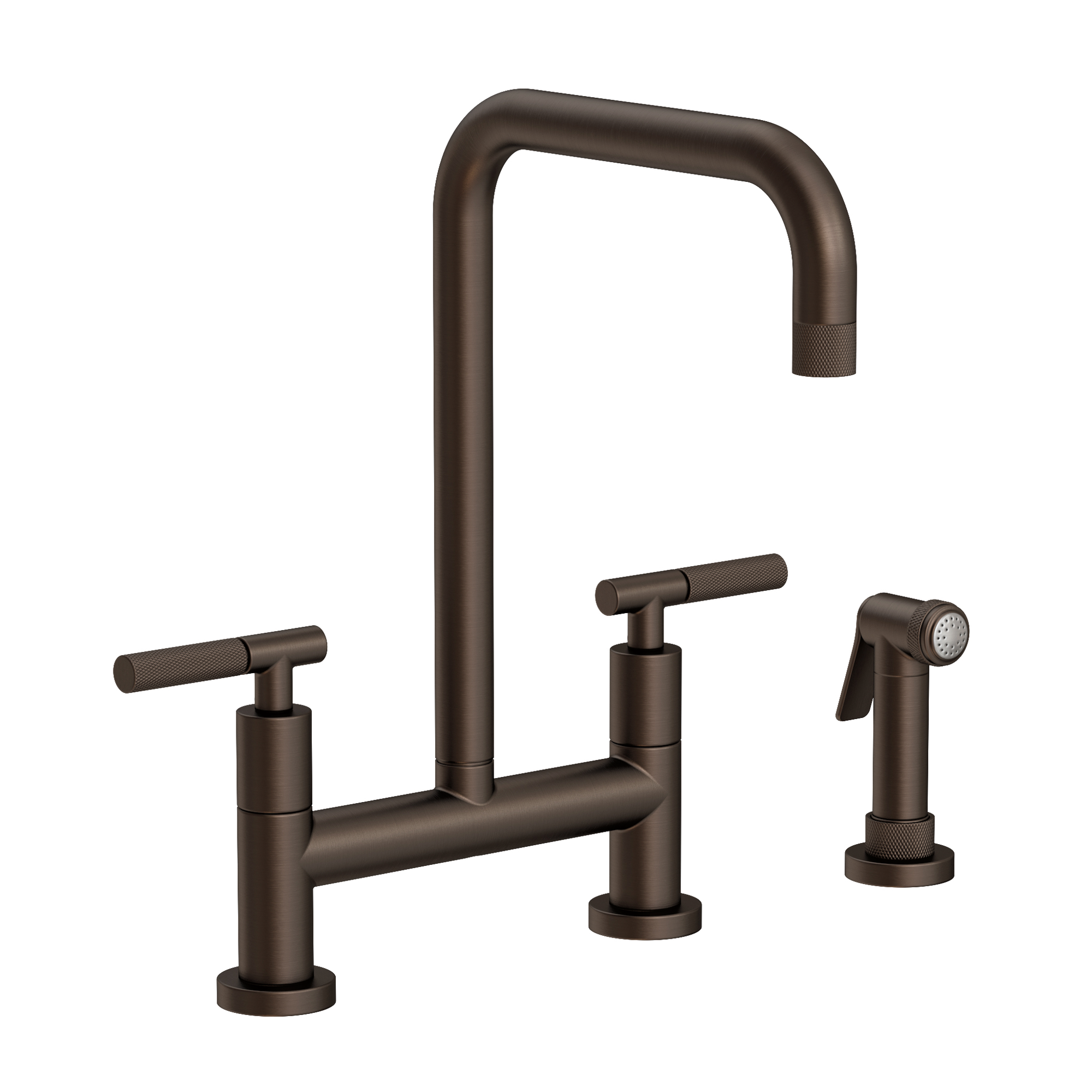 Newport Brass Muncy Kitchen Bridge Faucet with Side Spray