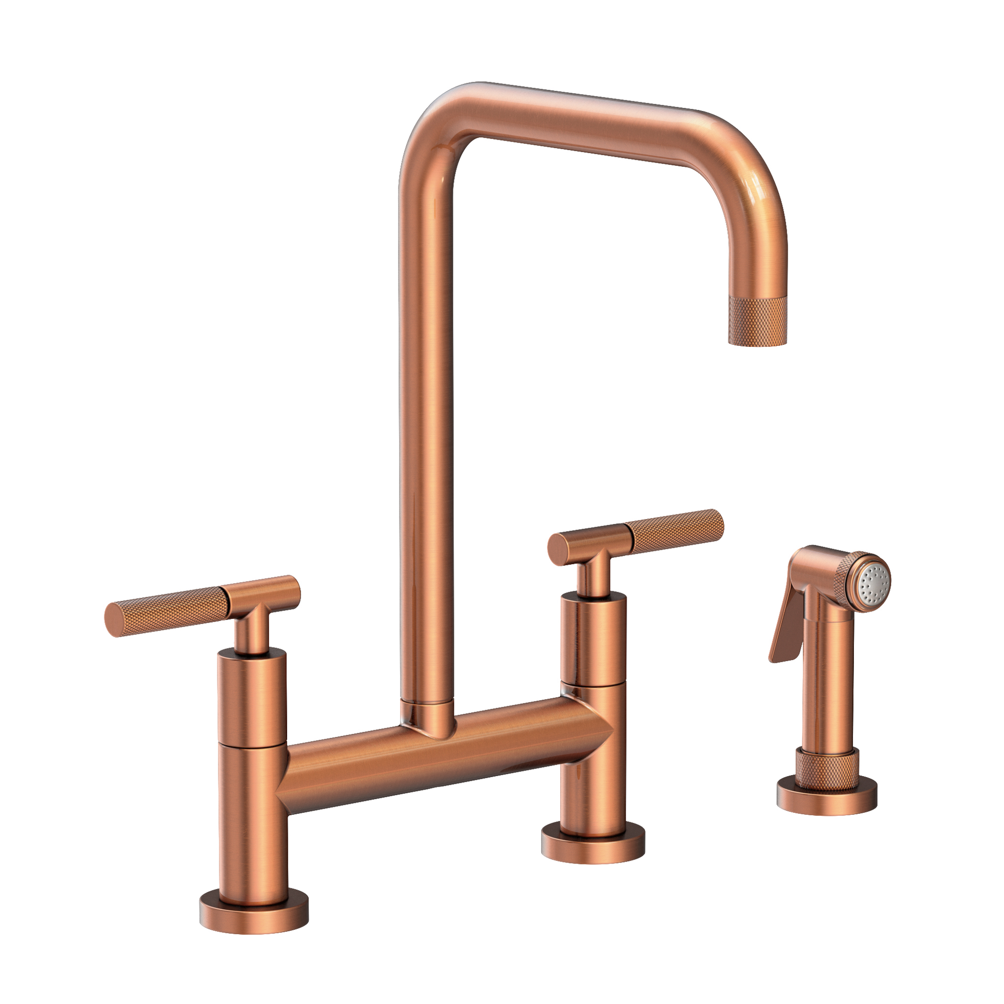 Newport Brass Muncy Kitchen Bridge Faucet with Side Spray