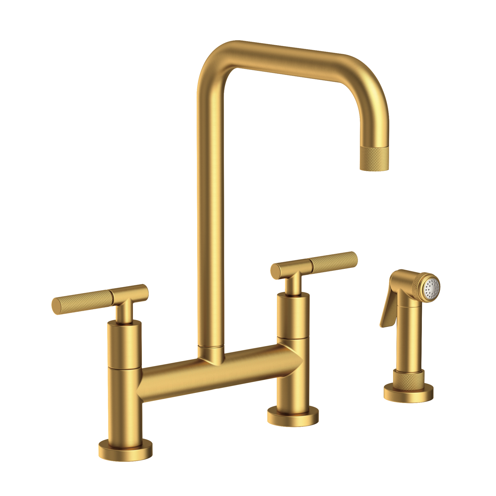 Newport Brass Muncy Kitchen Bridge Faucet with Side Spray