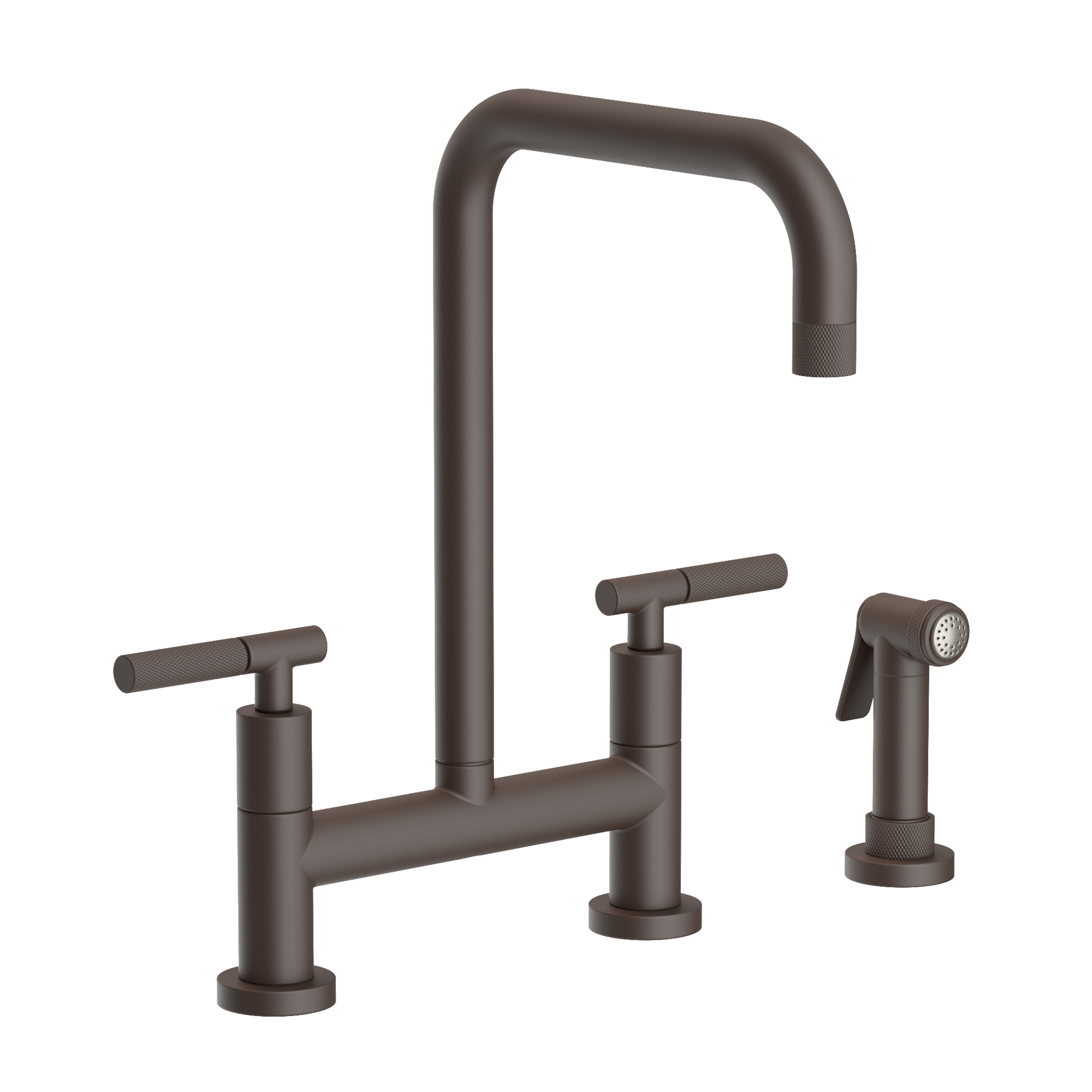Newport Brass Muncy Kitchen Bridge Faucet with Side Spray